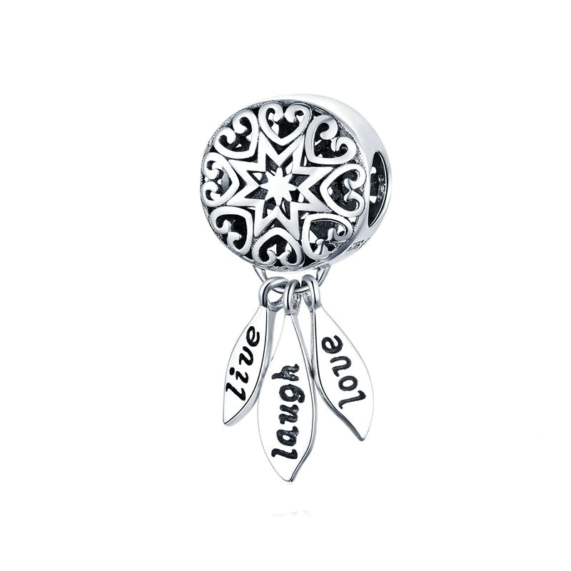 Classic Dream Catcher Charm Charms Unique Leather Bracelets Silver