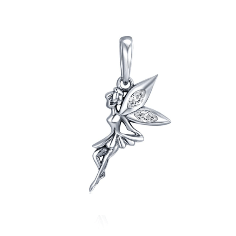 Classic Fairy Charm Charms Unique Leather Bracelets Silver