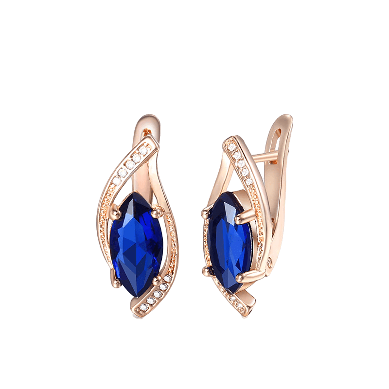 Leaf Shaped Earrings Drop Unique Leather Bracelets Rose Gold
