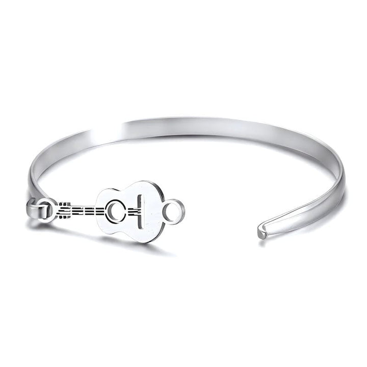 Music Guitar Bangle Bracelet bracelet by Unique Leather Bracelets