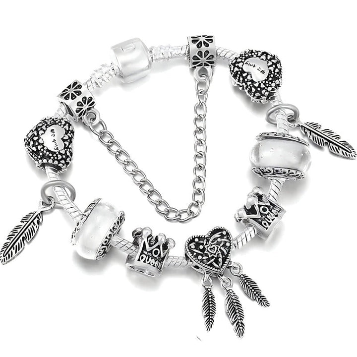 Feather Bracelet bracelet by Unique Leather Bracelets