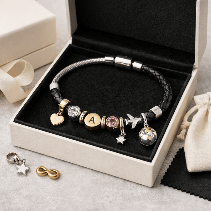 Charm The Hybrid Modular Leather Bracelet