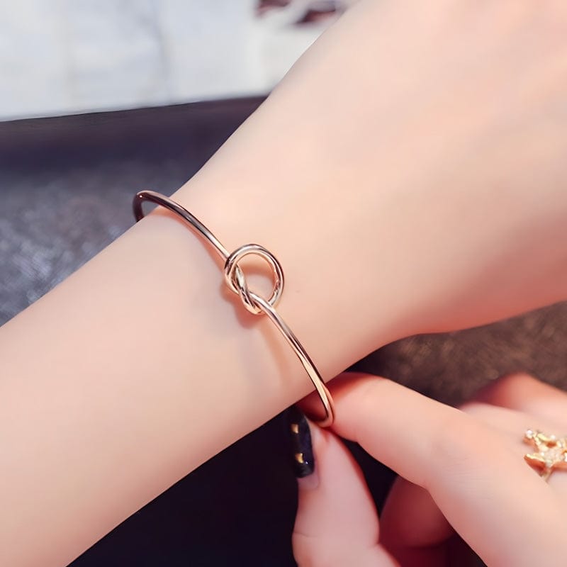 Tie Knot Cuff Bracelet Cuff Unique Leather Bracelets   