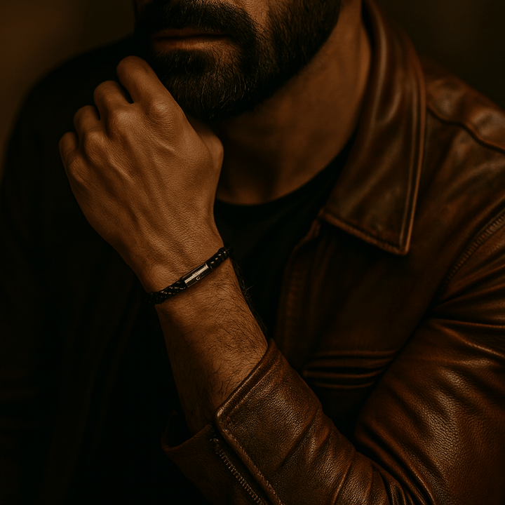 Leather Braided Leather Bracelets