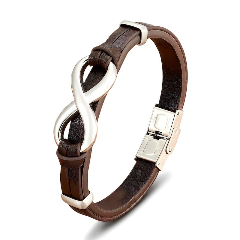 Infinity Symbol Leather Bracelet bracelet by Unique Leather Bracelets