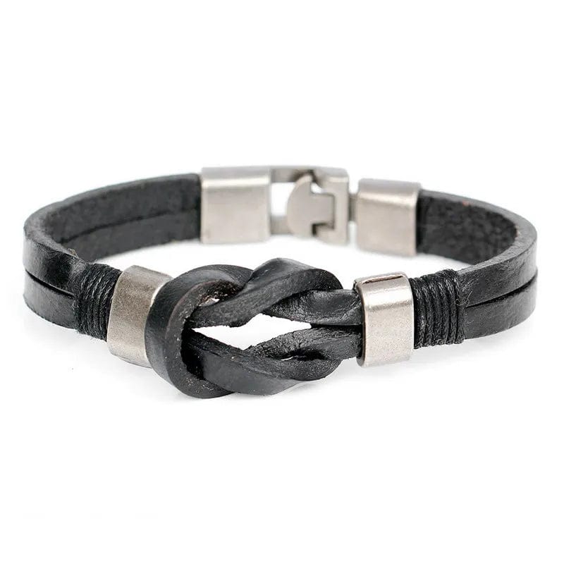 Knight Courage Knot Leather Bracelet bracelet by Unique Leather Bracelets