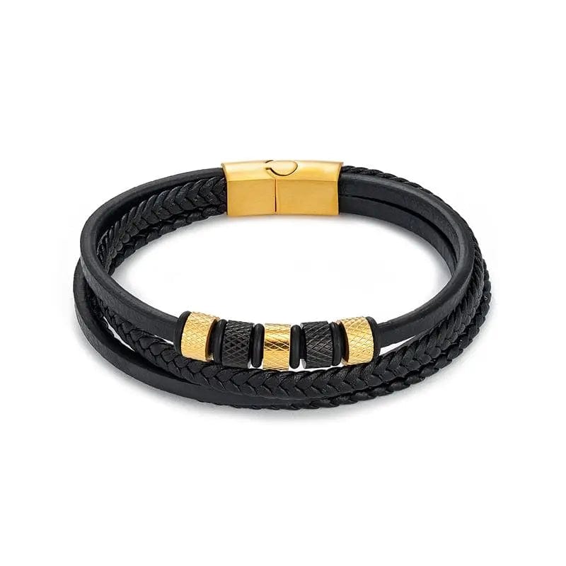 Multilayer Leather Bracelets for Men: Rugged and Refined bracelet by Unique Leather Bracelets