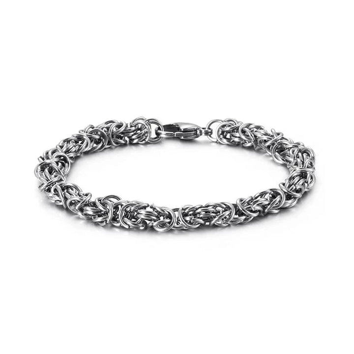 Men's Handmade Stainless Steel Mesh Chain Bracelet - Durable & Stylish bracelet by Unique Leather Bracelets
