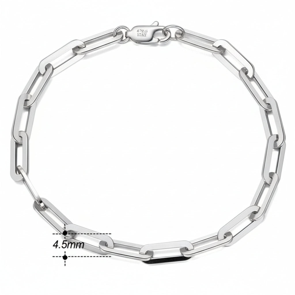 Paperclip Bracelet bracelet by Unique Leather Bracelets