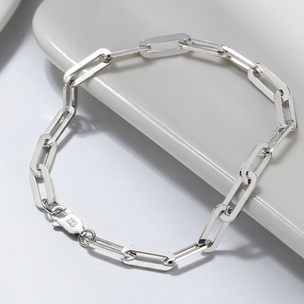 Paperclip Bracelet bracelet by Unique Leather Bracelets