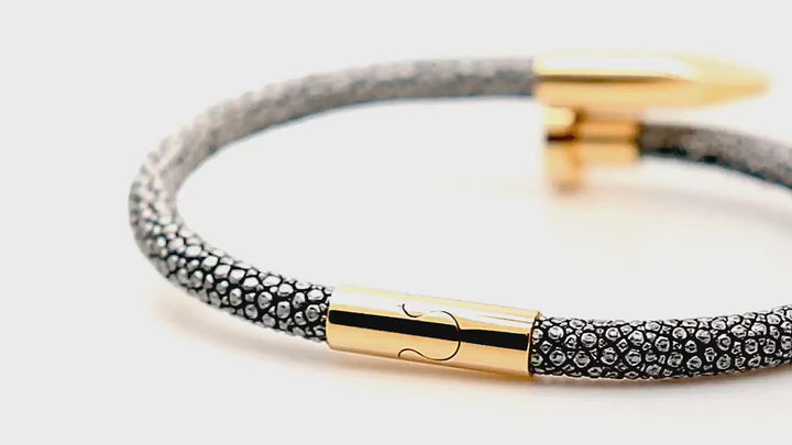 Men's Luxury Leather Double Head