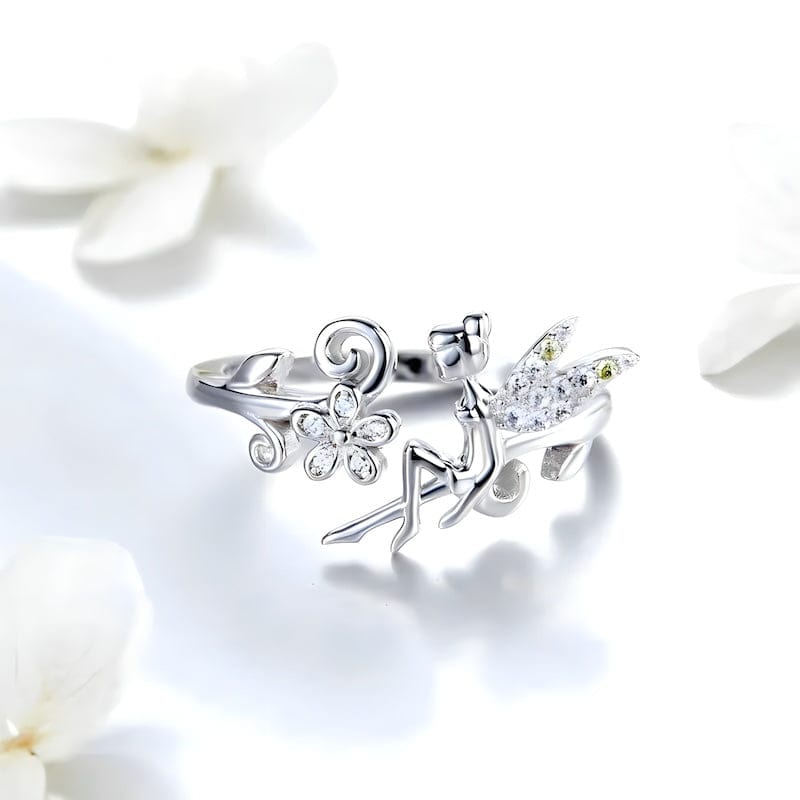 Fairy Ring Sterling Silver Adjustable bracelet by Unique Leather Bracelets