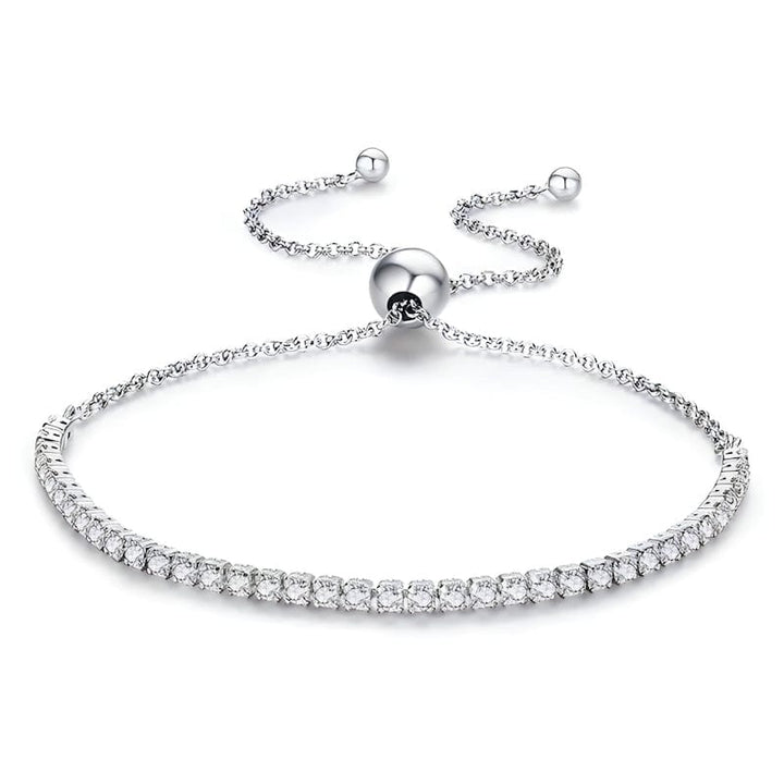 Tennis Bracelet Diamond Zircon bracelet by Unique Leather Bracelets