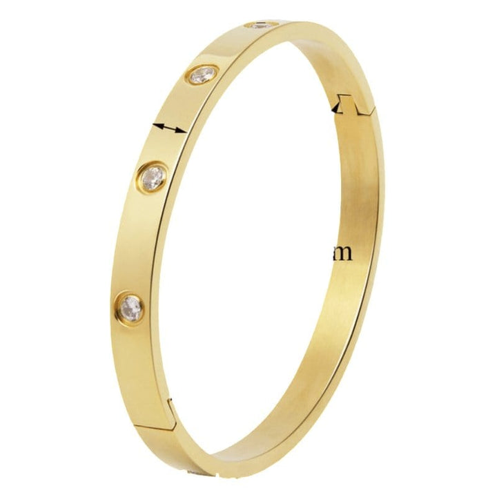 Love Bangle Bracelet Bangle Unique Leather Bracelets Small Gold Standard