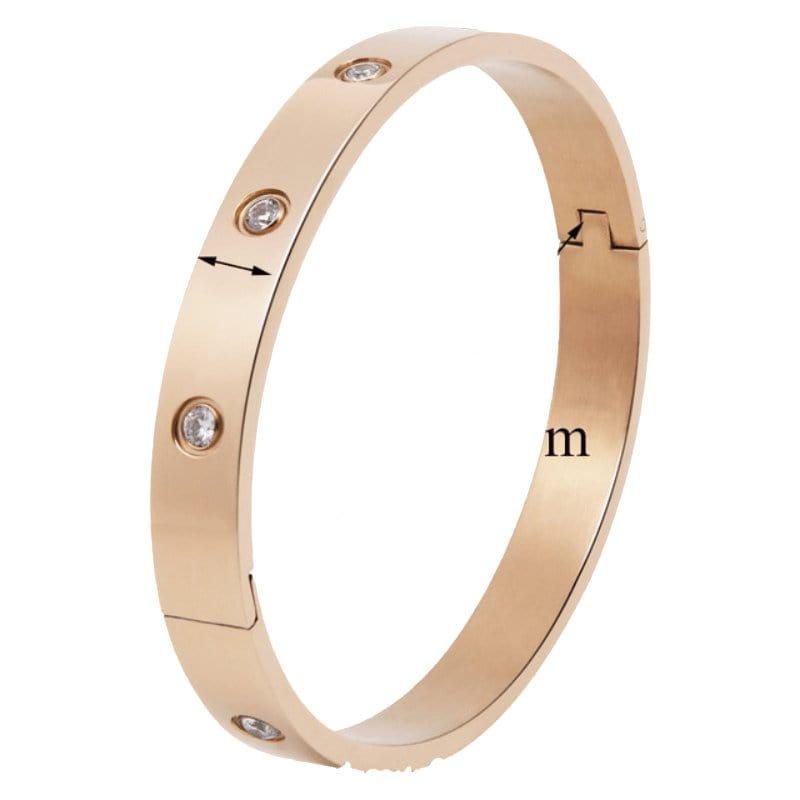 Love Bangle Bracelet bracelet by Unique Leather Bracelets