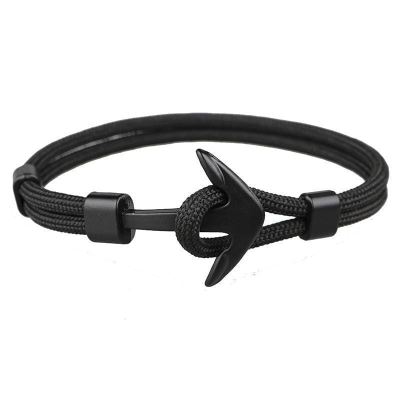Anchor Wrap Paracord Bracelet Rope Unique Leather Bracelets   