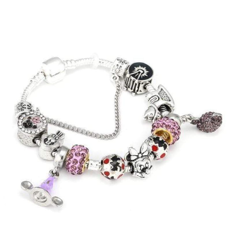 Children's Sparkle Charm Bracelet - Complete Set with Colorful Beads & Charms bracelet by Unique Leather Bracelets