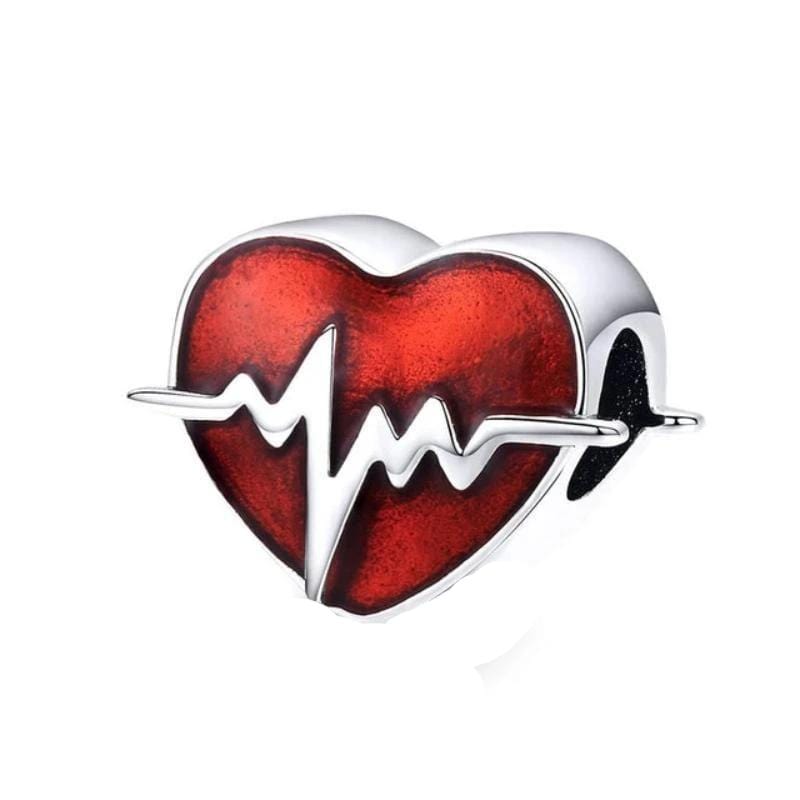 Heart Charms bracelet by Unique Leather Bracelets