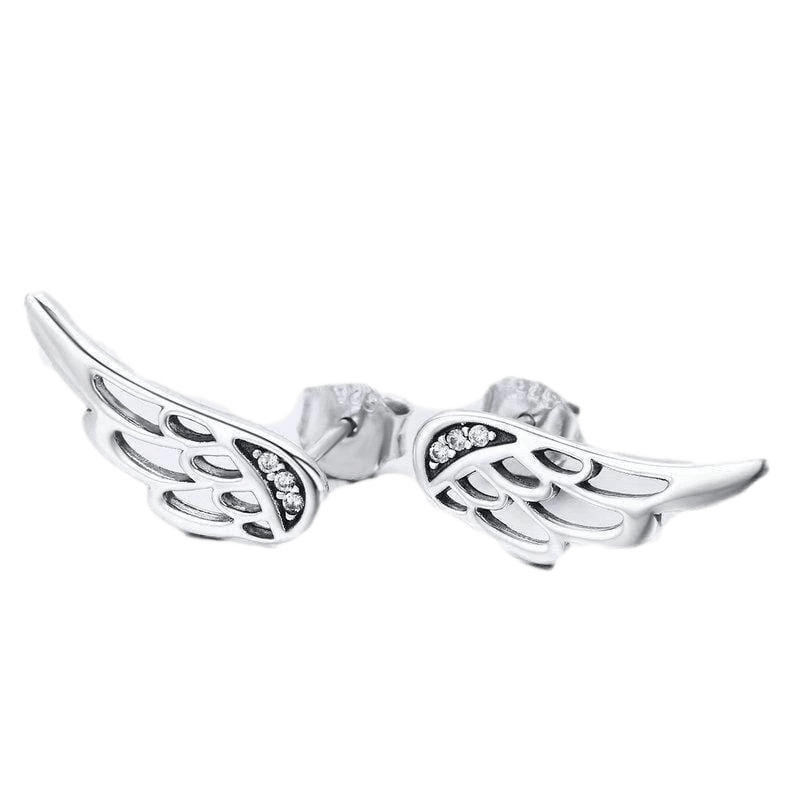 Earring Classic Angel Wing Earrings Silver