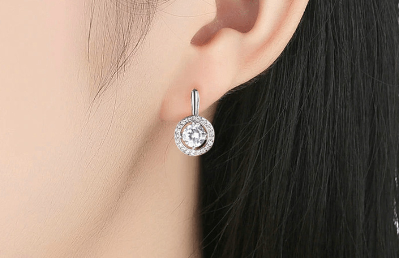 Earrings Womens Stunning Silver Dangling Star Earrings Silver
