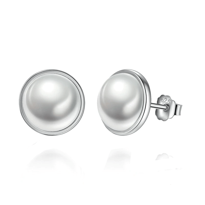 Earrings Womens White Pearl Earrings White