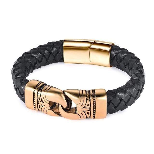 Aart Woven Leather Magnetic Bracelets bracelet by Unique Leather Bracelets