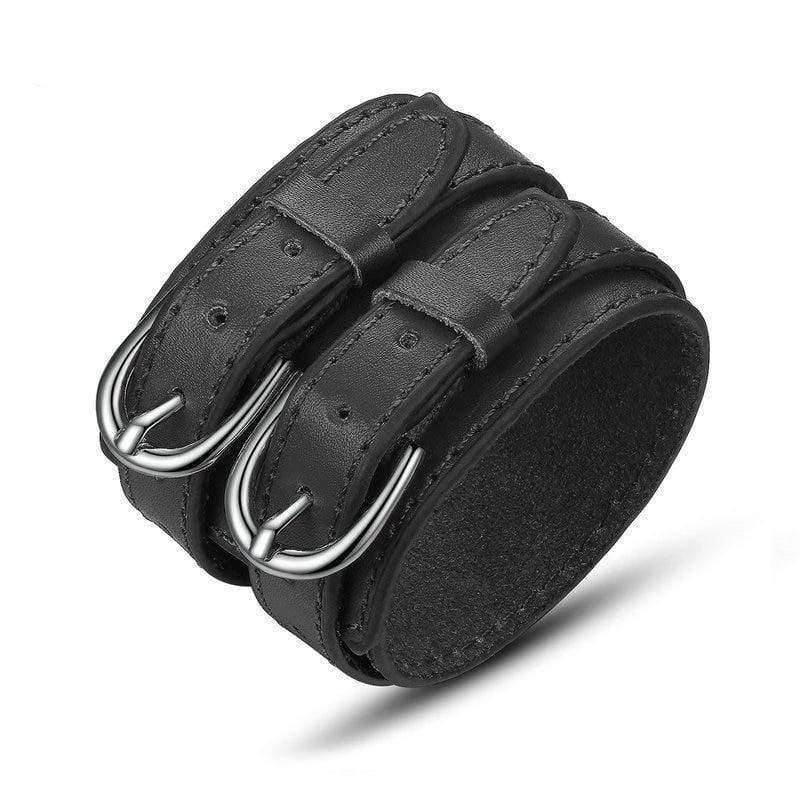 Vintage Wide Leather Bracelet Leather Unique Leather Bracelets   