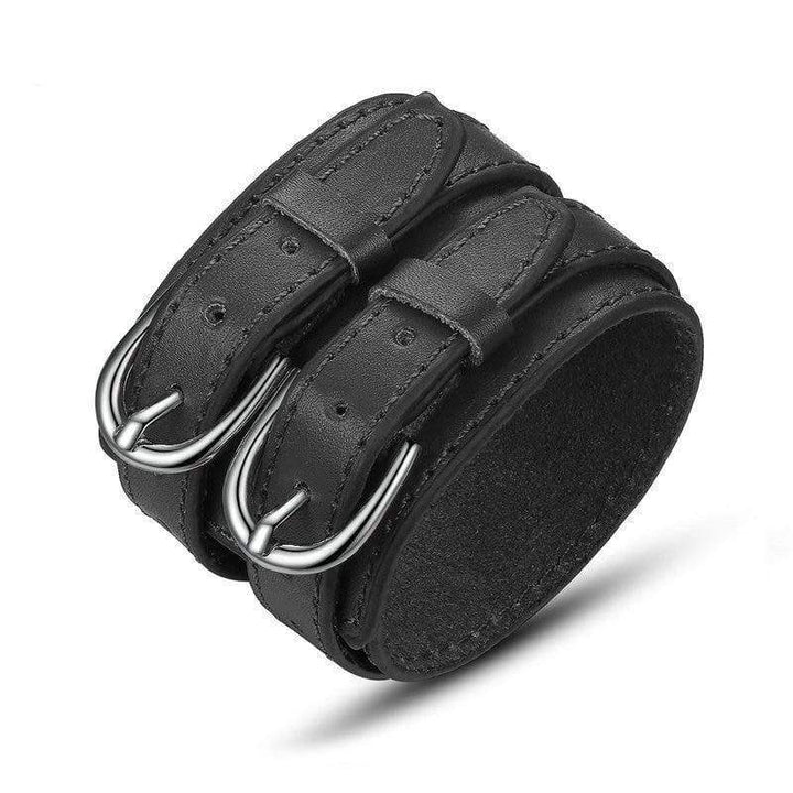 Vintage Wide Leather Bracelet Leather Unique Leather Bracelets   