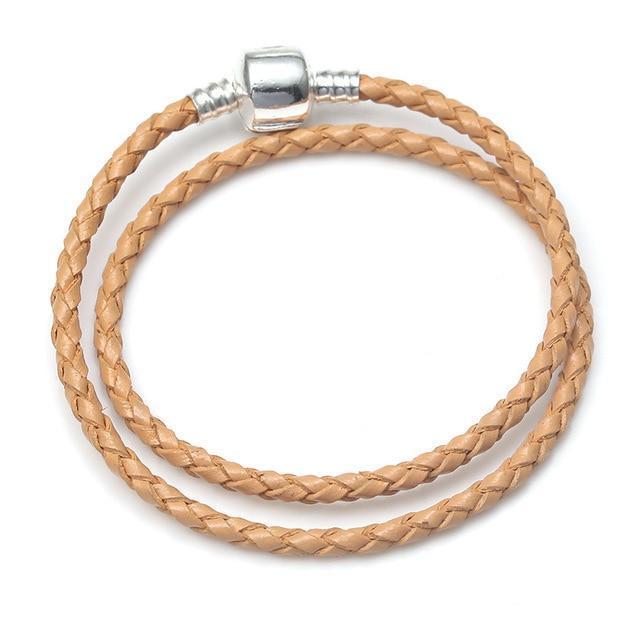 Leather Rope Bracelets: The Perfect Way to Stack Your Style Leather Unique Leather Bracelets Gray/2 17cm 
