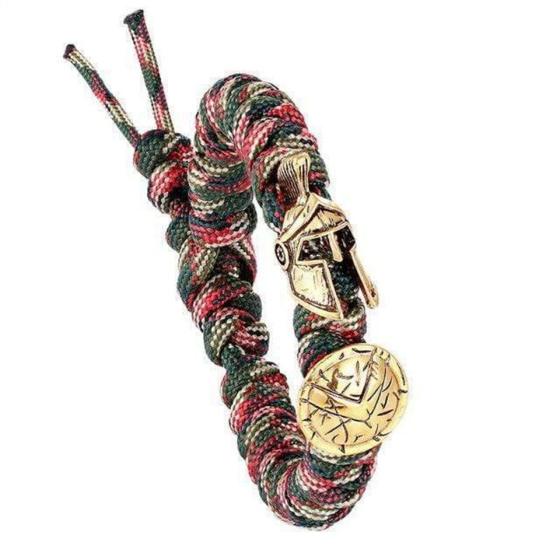 Wild Camping Parachute Survival Bracelet bracelet by Unique Leather Bracelets