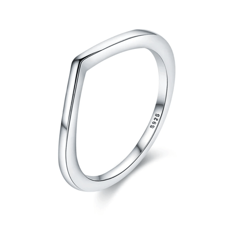Classic Wish Ring Rings Unique Leather Bracelets 6 Silver/C 