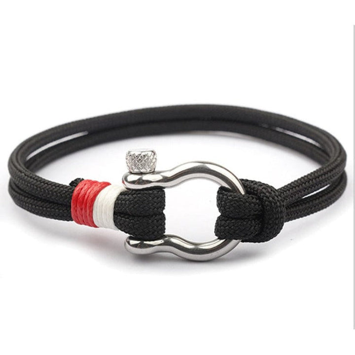 Colorful Anchor Hook Rope Sailing Bracelet bracelet by Unique Leather Bracelets
