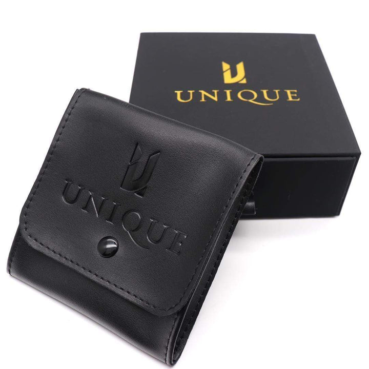 Unique Gift Bag and Drawer Box  Unique Leather Bracelets Black  